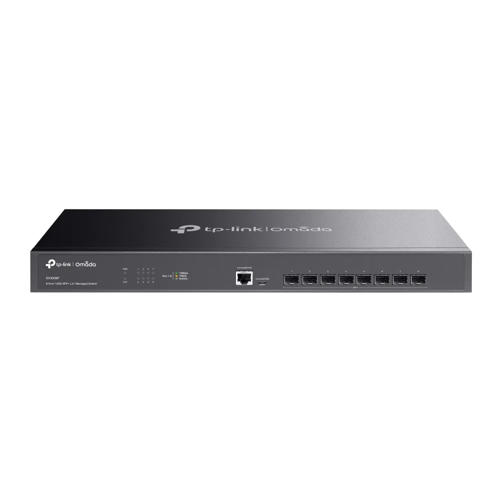 SX3008F Switch 8 Puertos SFP+ A 10G Omada (No Incluye SFP)(6457)
