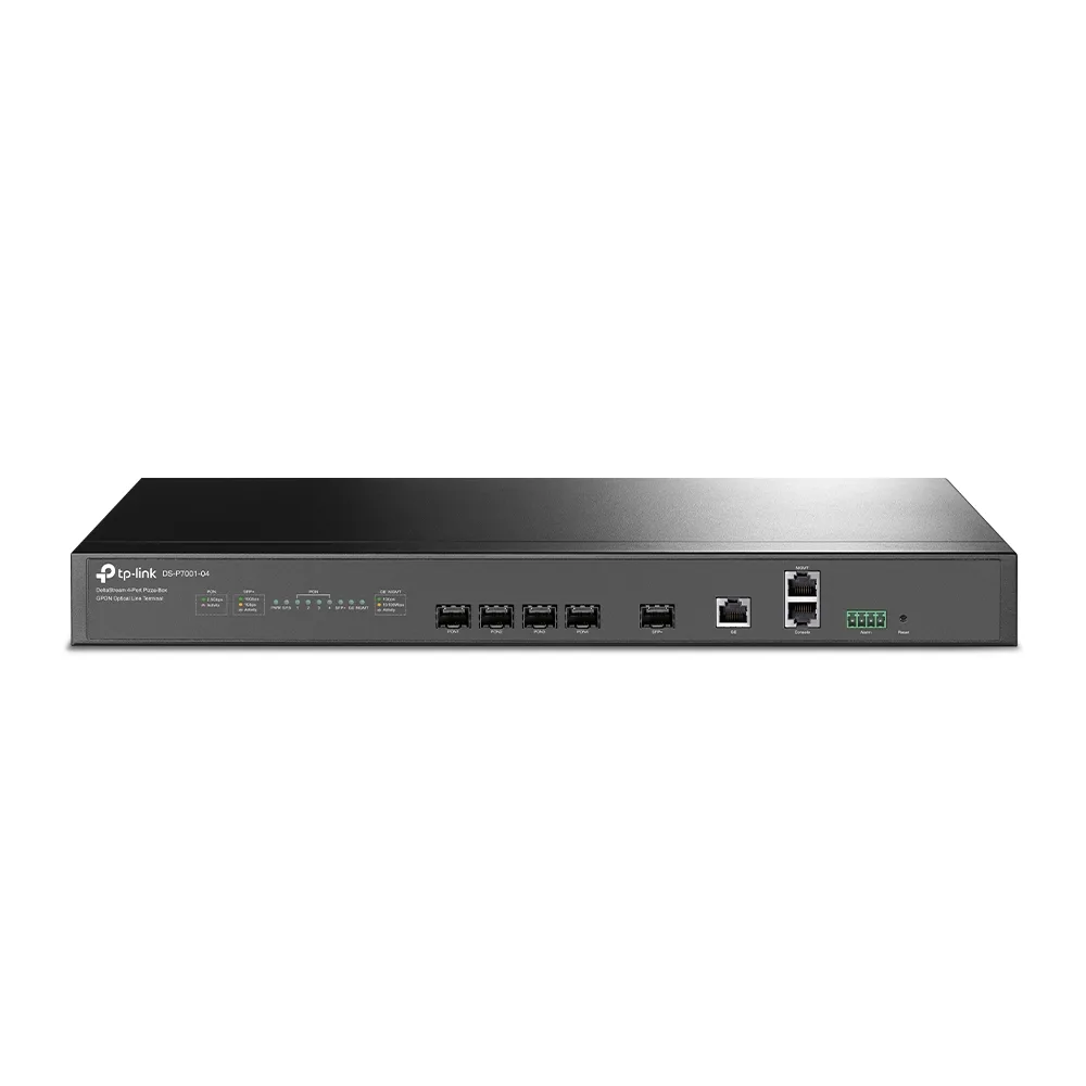 Terminal de Línea Óptica TP-Link GPON 4 Puertos+2P 10G+1P Giga Uplink