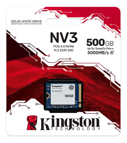 Ssd M.2 Nvme 500gb G4 Kingston Nv3