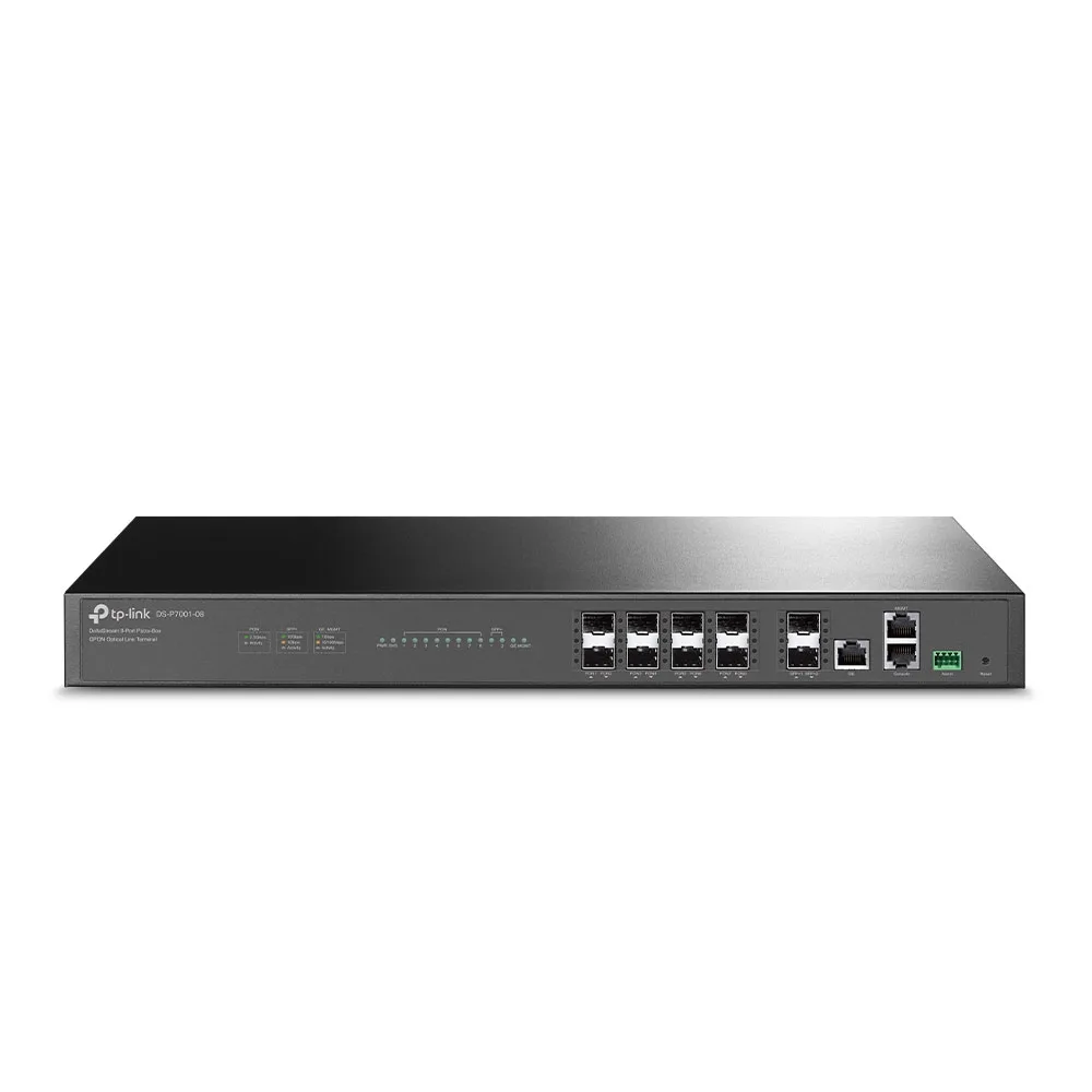 Terminal de Línea Óptica TP-Link GPON 8 Puertos+2P 10G+1P Giga Uplink