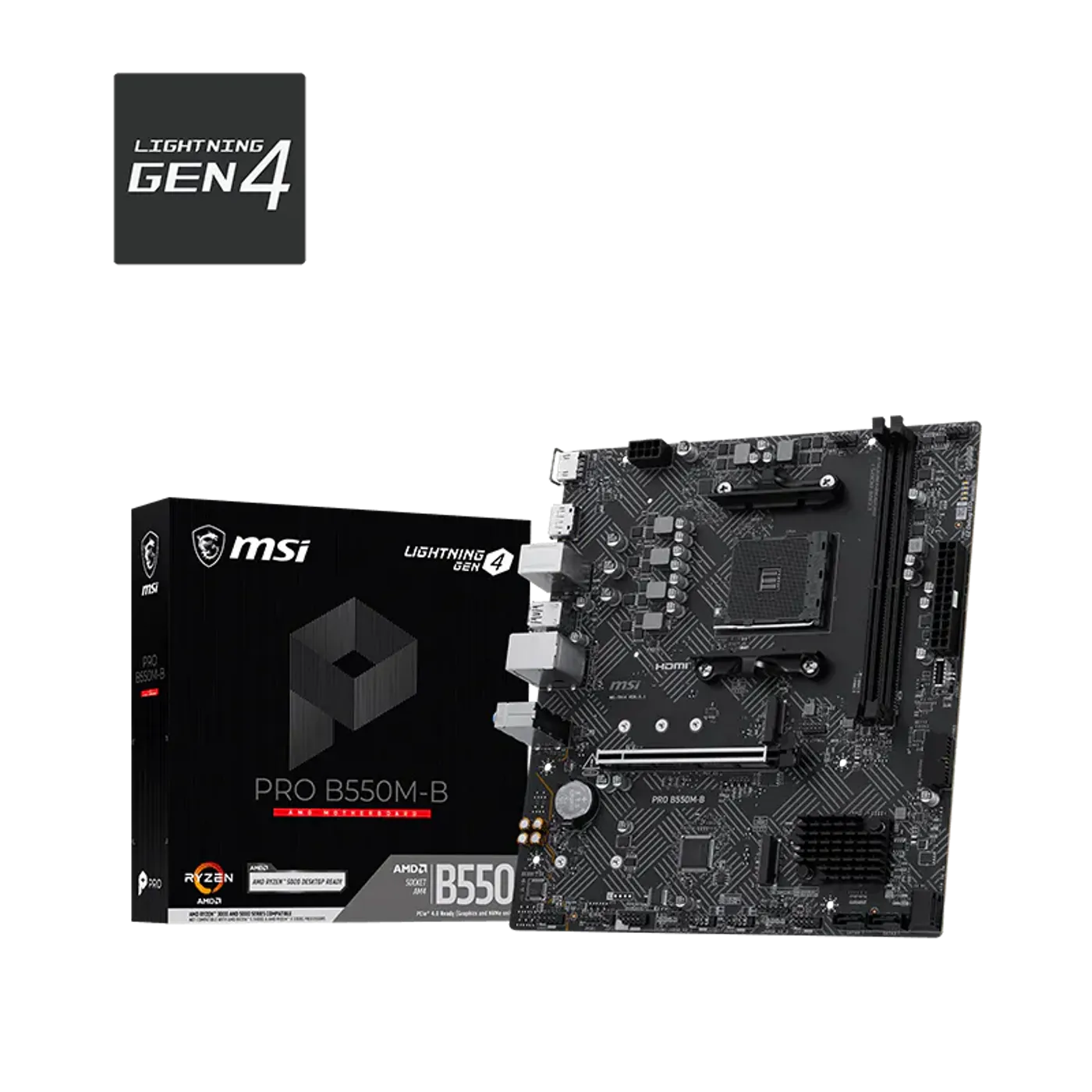 Motherboard MSI PRO B550M-B AM4 DDR4