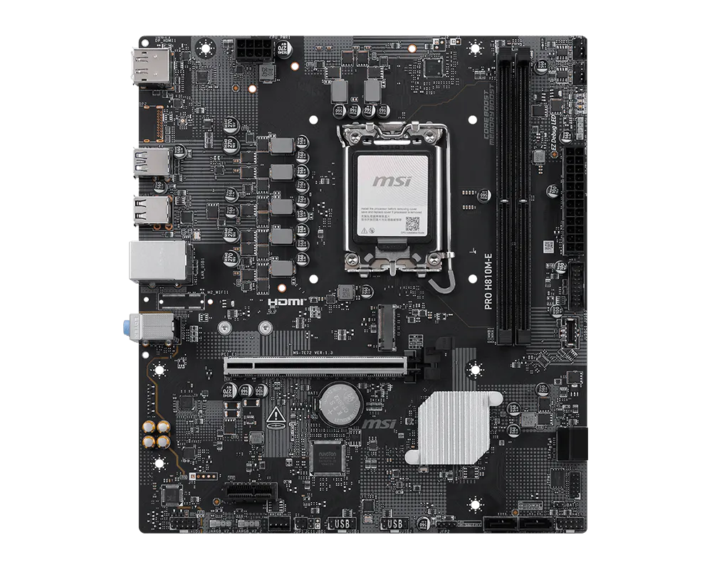 Motherboard Msi Pro H810m-e  Lga 1851 Ddr5