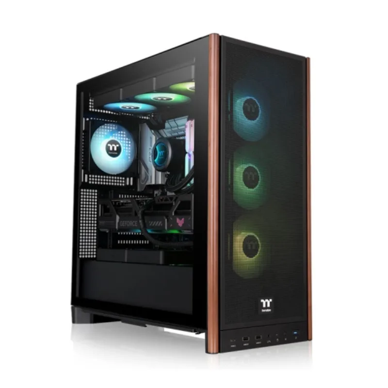 Gabinete TT S370 WS TG Fan CT120 X4 Black (4544)