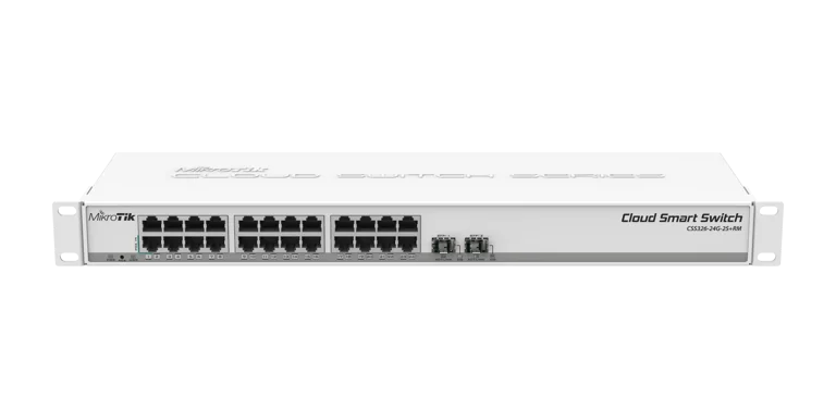 SWITCH MIKROTIK CSS326-24G-2S+RM S/FT