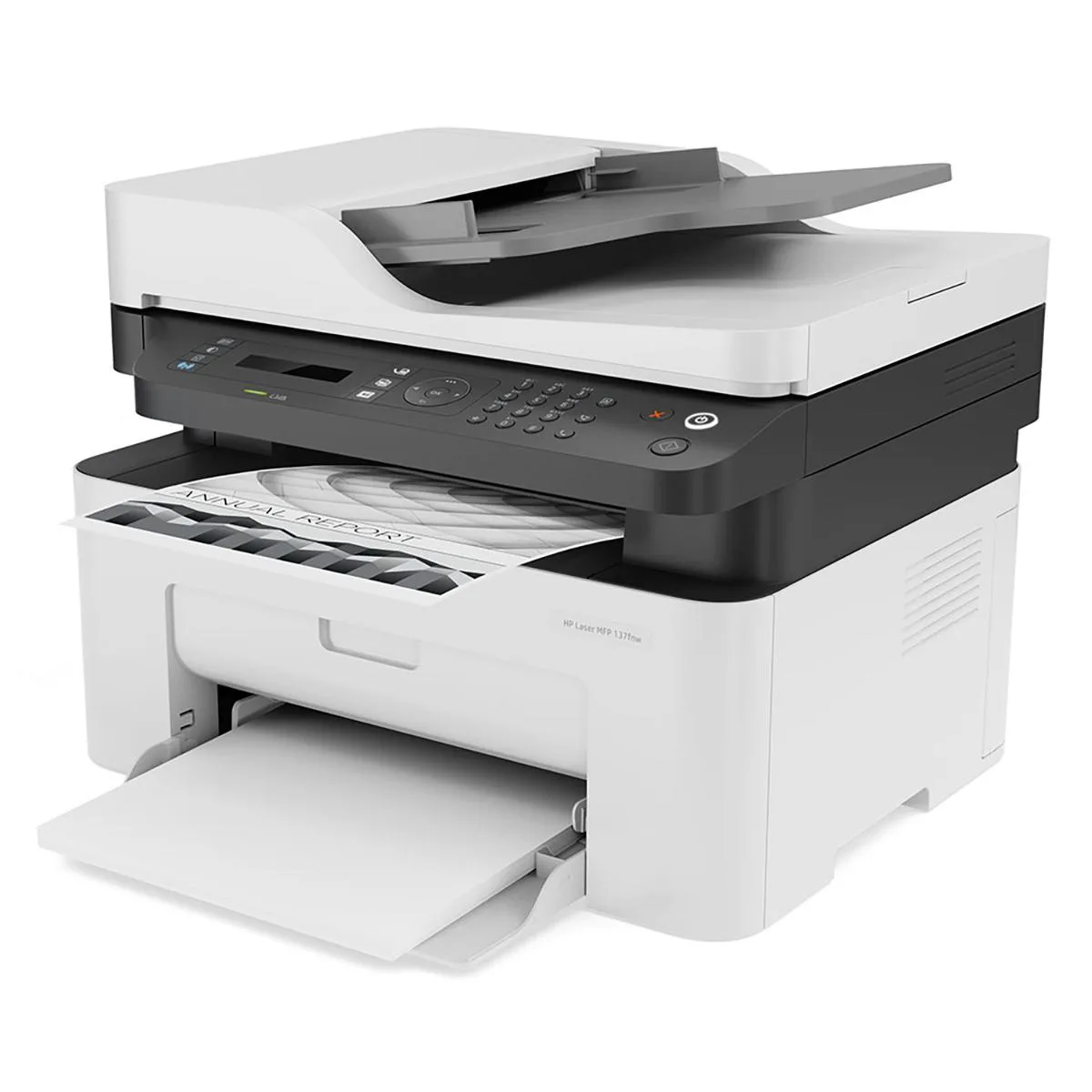 Impresora Multifunción Monocromática Hp Laserjet 137fnw Con Wifi 220v