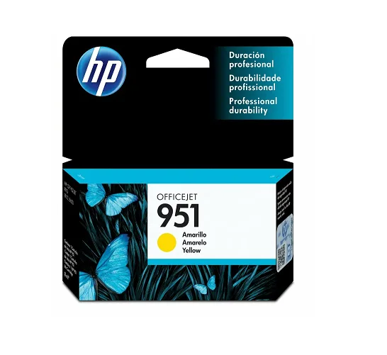 HP 951 Yellow Officejet Ink Cartridge (9833)