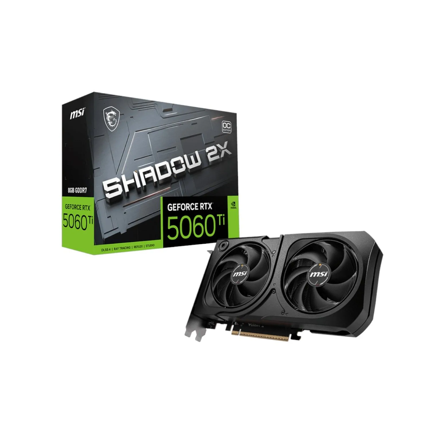 VGA MSI GeForce RTX 5060 Ti SHADOW 2X OC PLUS 8G (0281)