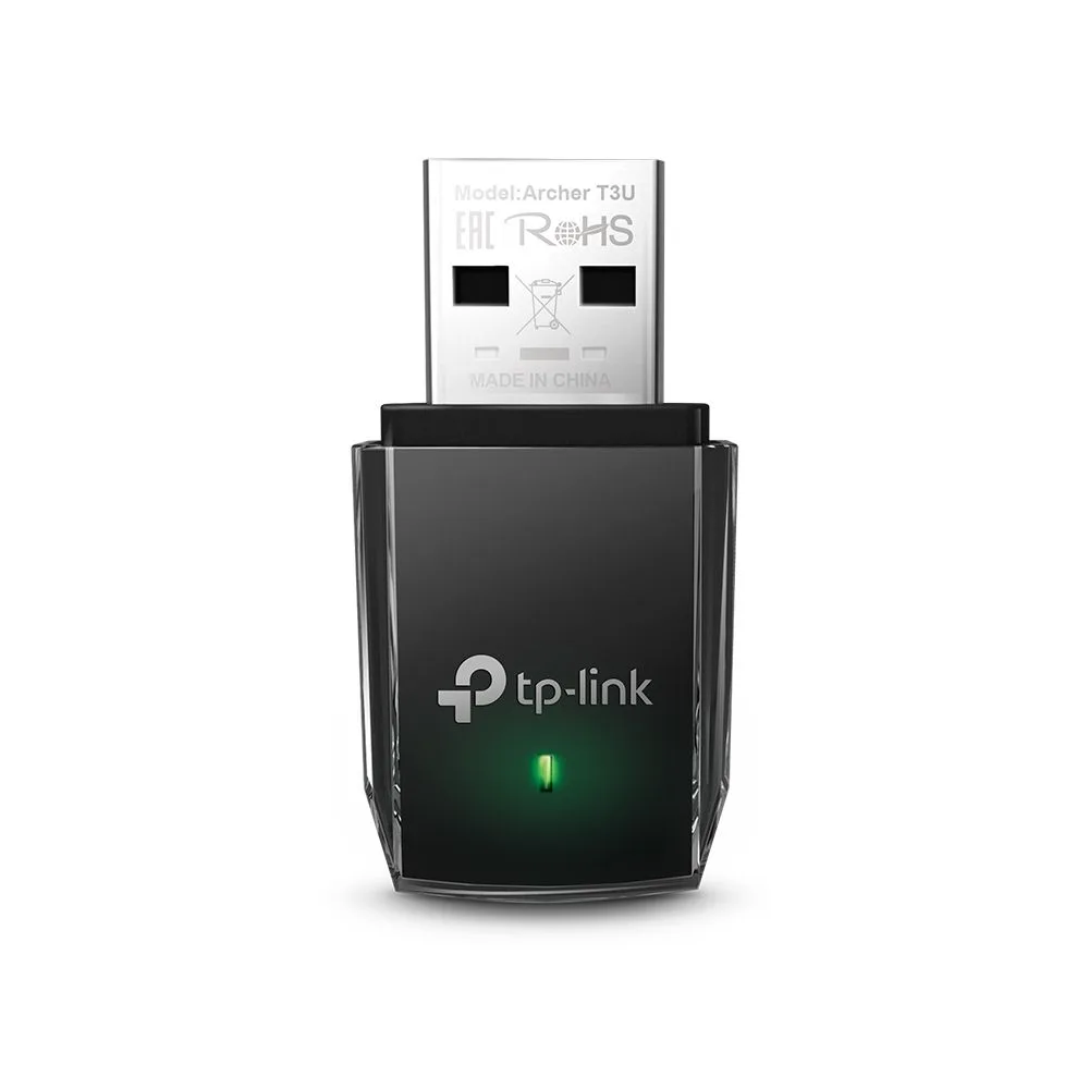 Adaptador de Red USB TP-Link Archer T3U P.RedW AC1300 Doble Banda Mu Mimo