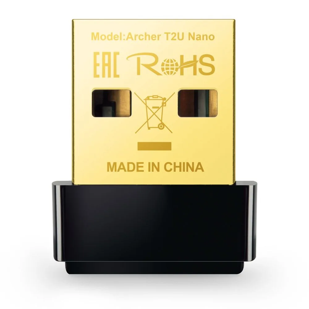 Adaptador de Red USB TP-Link Archer T2U Nano P.RedW AC600 Dual Band