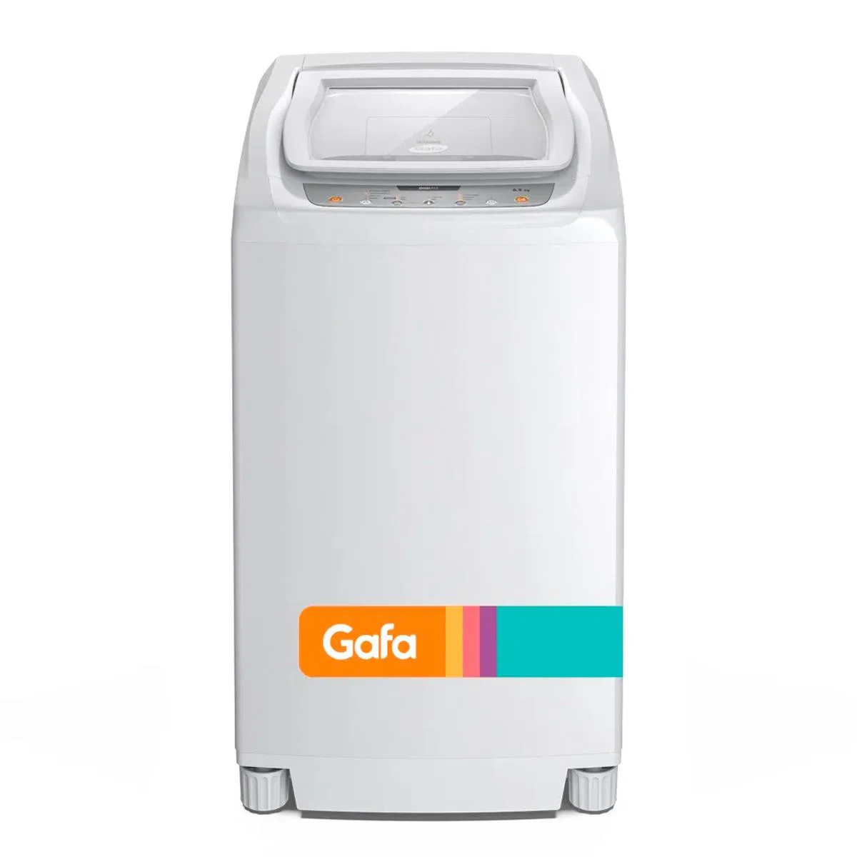 Lavarropas Automático Gafa Digi Fit 6,5KG 760 RPM Carga Superiro Blanco