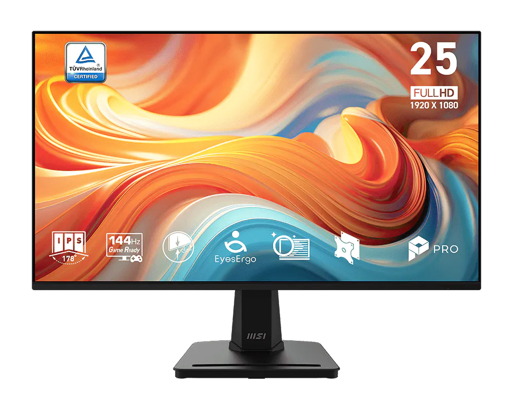 Monitor Msi Pro Mp251 E14l  24,5" Fullhd 144hz Ips  Ficha Usa