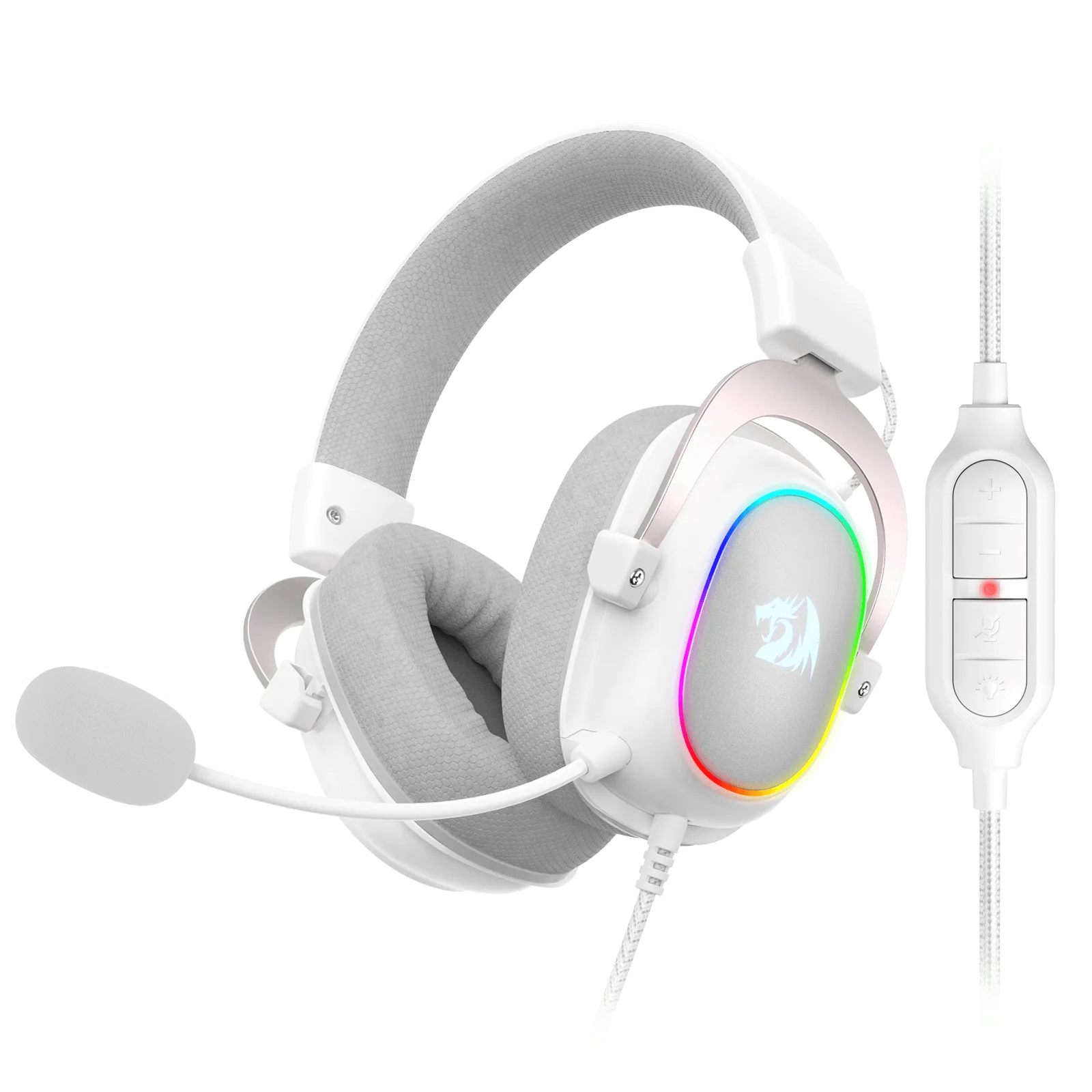 Auricular Redragon Zeus X Rgb Blanco
