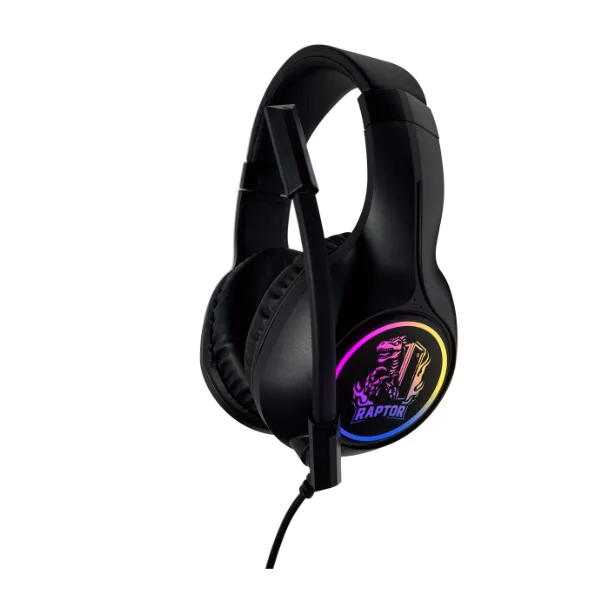 Auricular Raptor Shadow Core RGB 7.1 Cancelacion Sonido USB/3.5mm (2184)