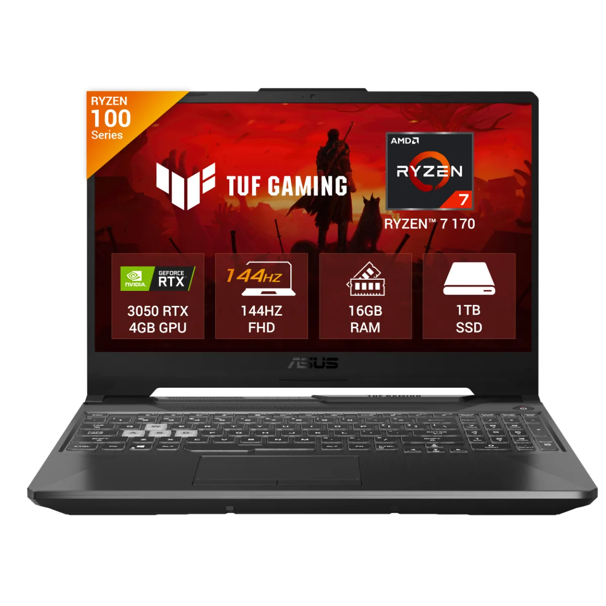NB ASUS 15.6 R7-170 16GB 512GB RTX3050