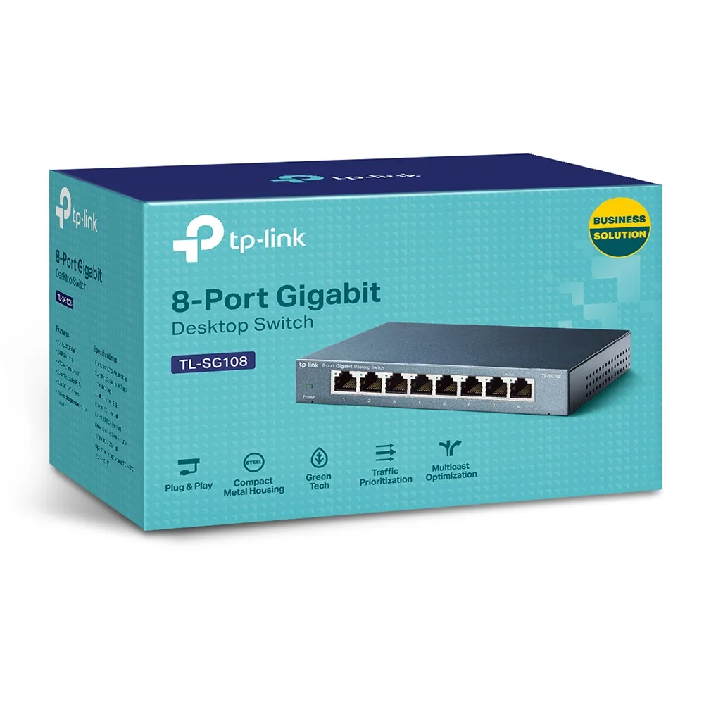 Switch TP-Link TL-SG108 8 Puertos Gigabit
