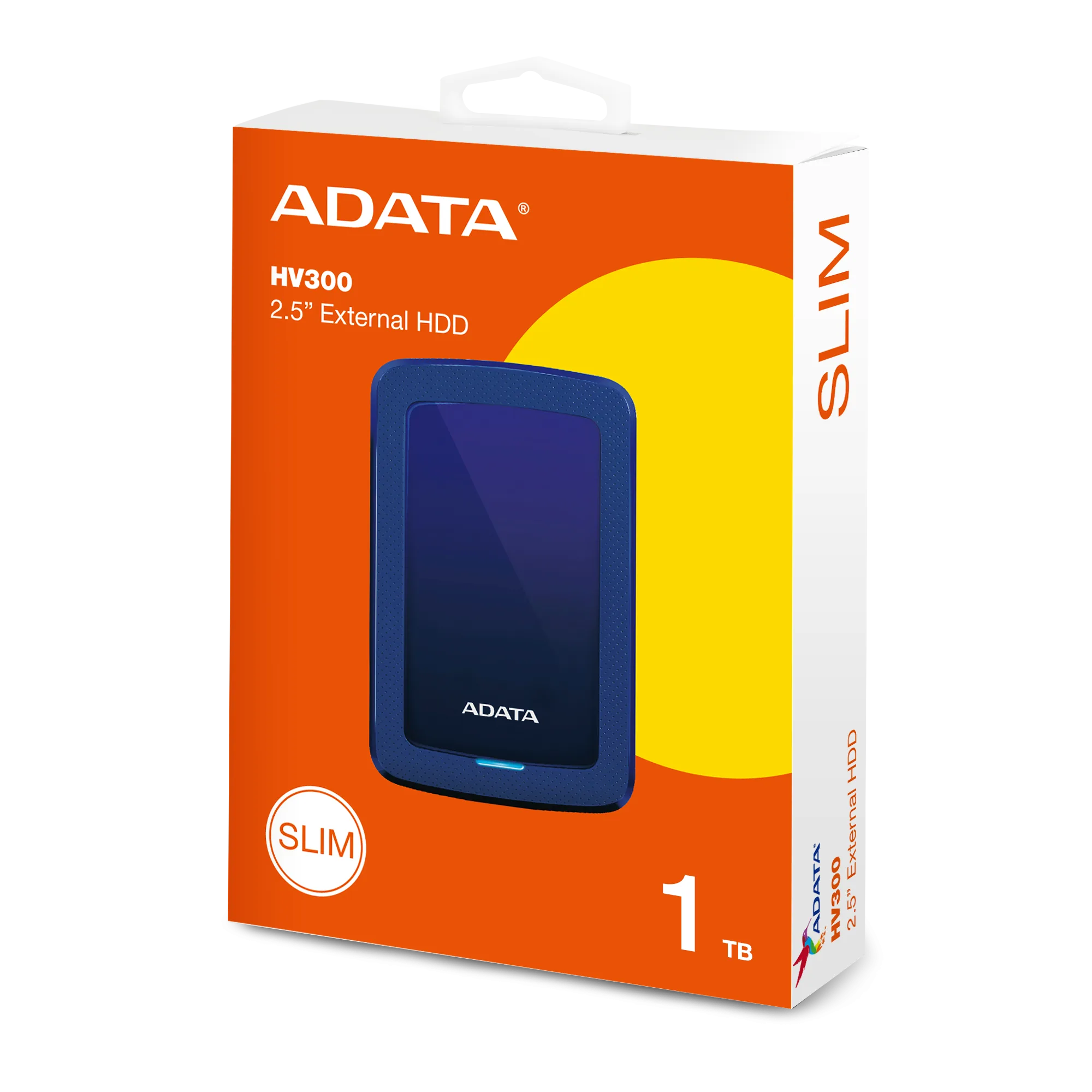 Disco Externo Hdd Adata Ahv300 1tb Blue Usb 3.2