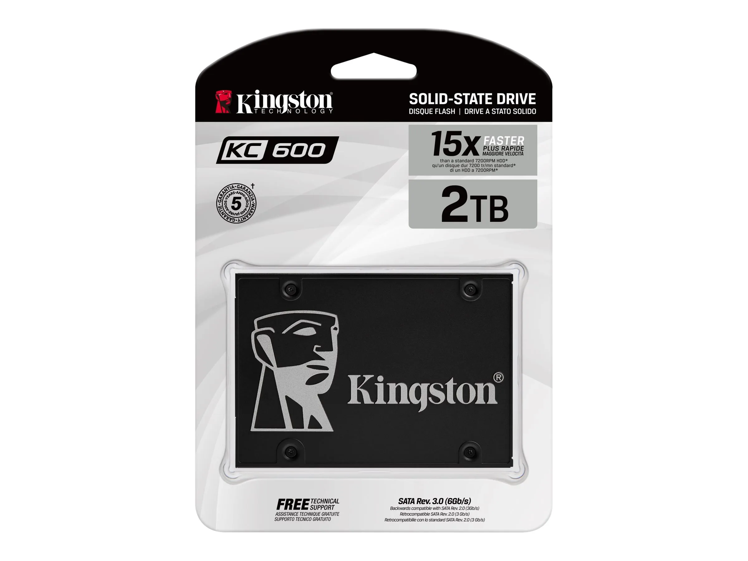Ssd 2tb Kingston Kc600 Sataiii 2.5