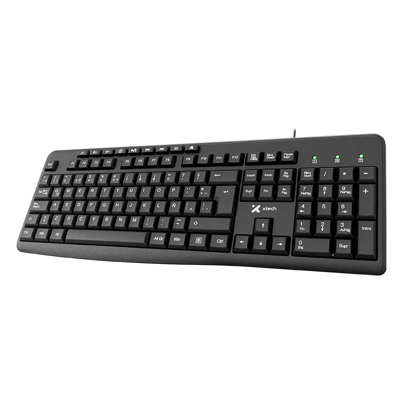 Xtech Teclado Usb Multi Español Negro