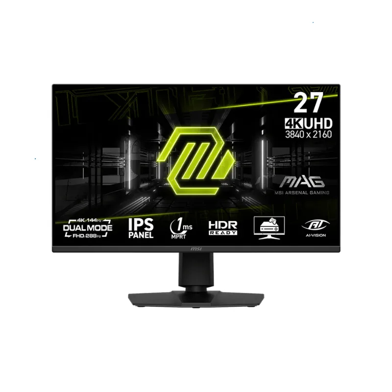Monitor Gamer MSI 27" UHD IPS 144Hz 1ms Flat 2xHDMI + 1xDP Pivoteable (II) (8198)