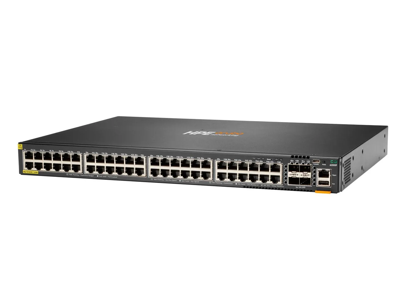 Switch 48P Aruba 6200F 48G PoE CL4 4SFP+370W