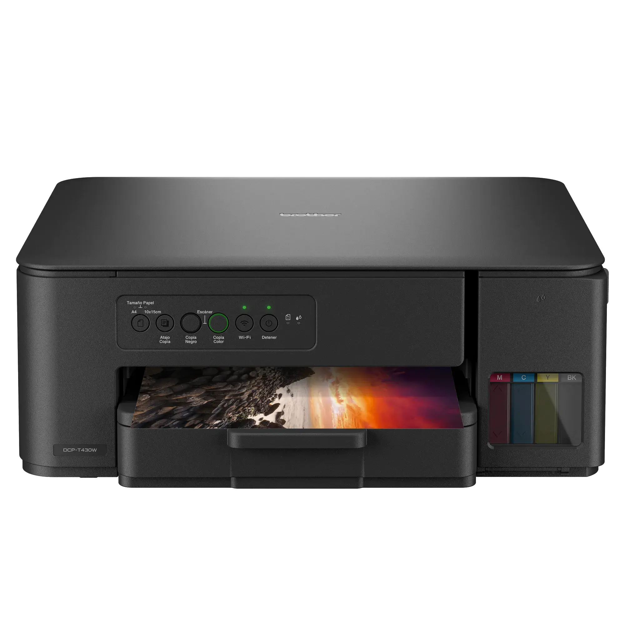 Impresora Multifunción Brother DCP-T430W Color Sistema Continuo WiFi USB