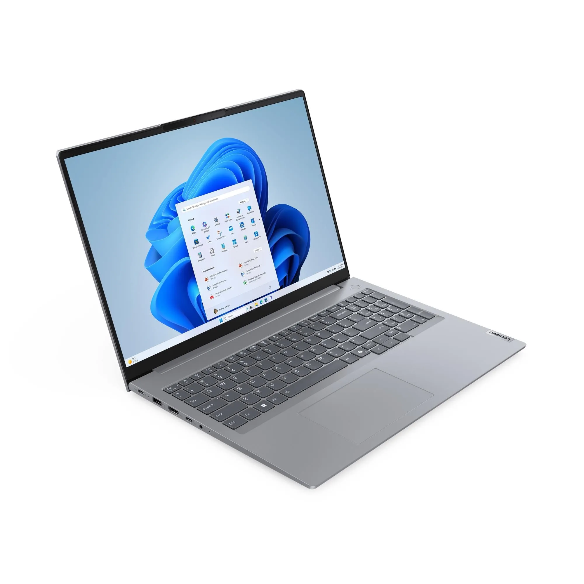 Notebook Lenovo Thinkbook 16 Gen 7 Ryzen 5  Ram 8GB SSD 512GB 16" Sin Windows