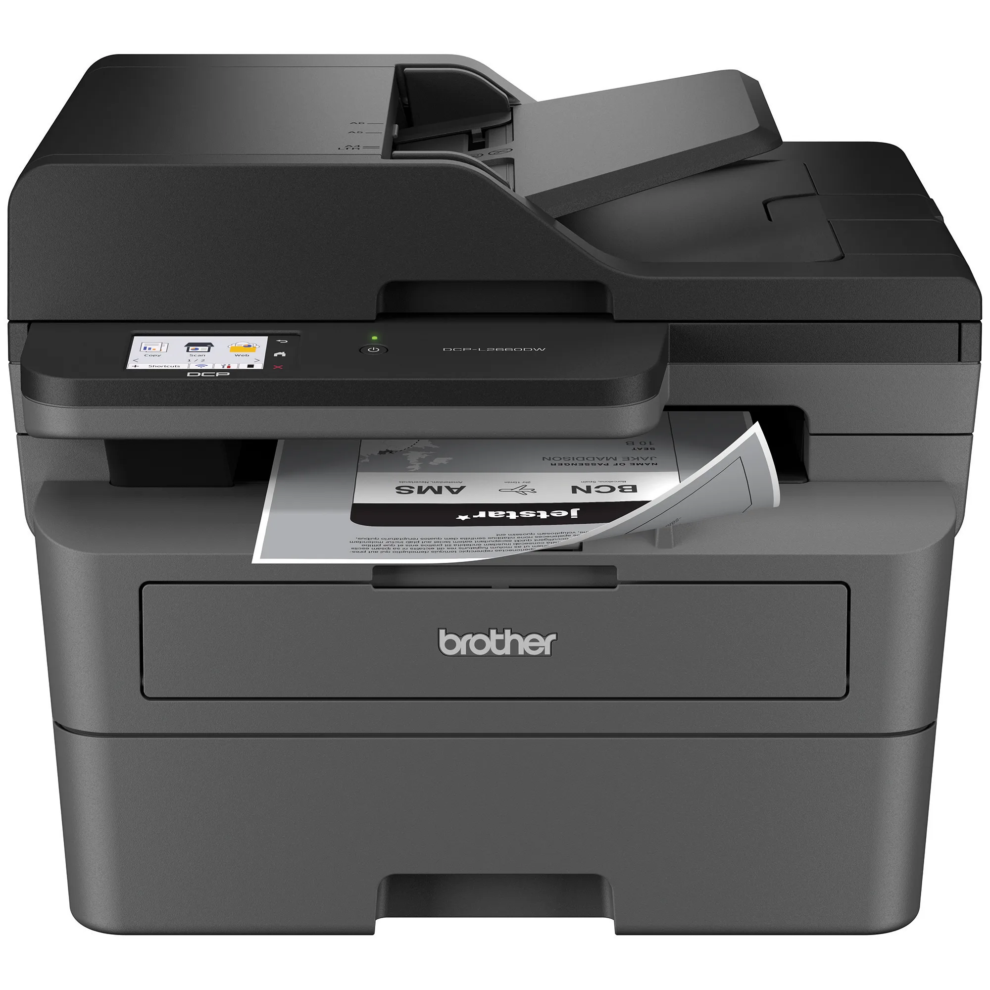 Impresora Multifunción Brother DCP-L2660DW Láser Monocromática WiFi Red Dúplex ADF 34 ppm DCPL2660DW
