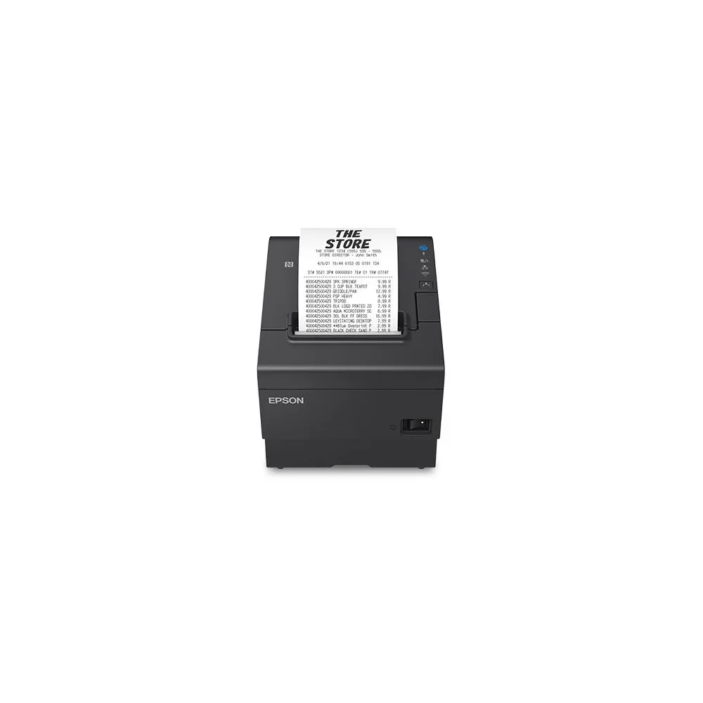 Impresora Térmica Epson TM-T88VII 80mm USB Serial Ethernet Autocorte Negra C31CJ57012