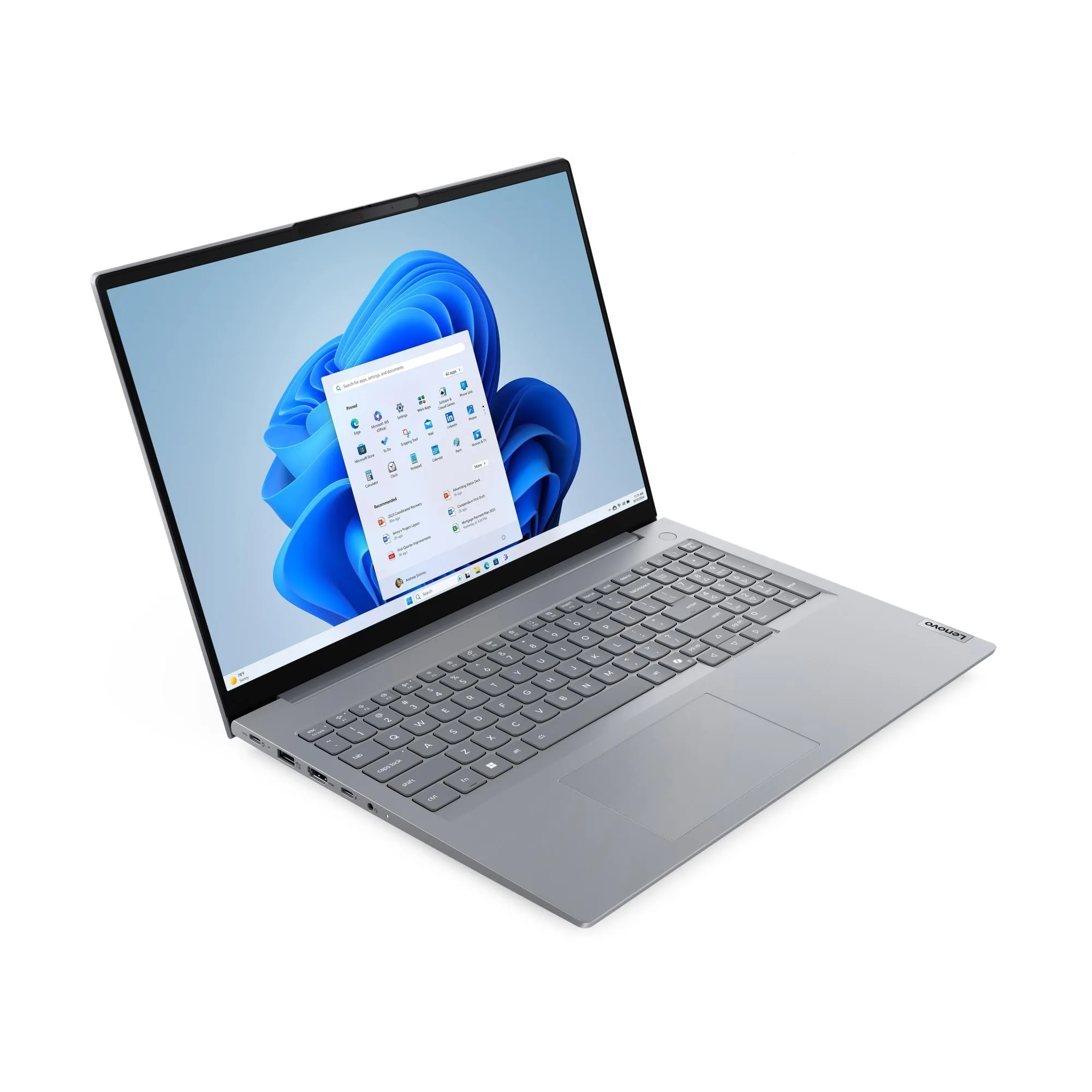 Notebook Lenovo ThinkBook 16 G8 IRL 16" Intel Core 5 210H 8GB RAM 512GB SSD Windows 11 Pro 21SH00A6AR