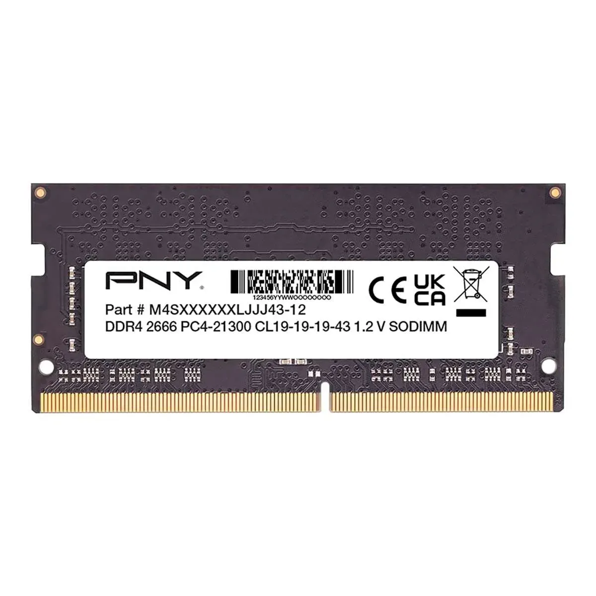 Memoria SODIMM Ram 4GB DDR4 2666Mhz Pny Performance 