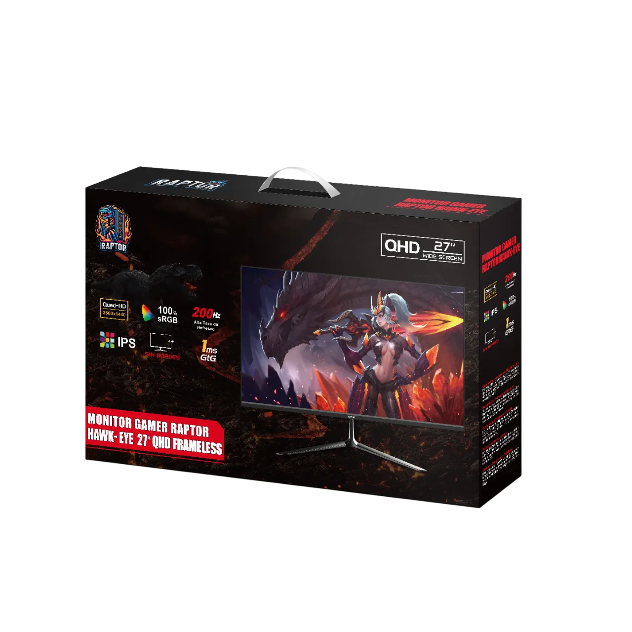 Monitor Gamer Raptor Hawk Eye 27