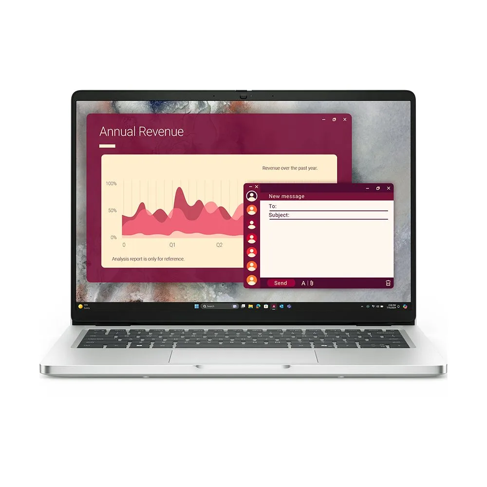 Notebook Dell Pro 14 PC14250 14" Intel Core Ultra 7 255U 16GB RAM 512GB SSD Windows 11 Pro 2HWN3