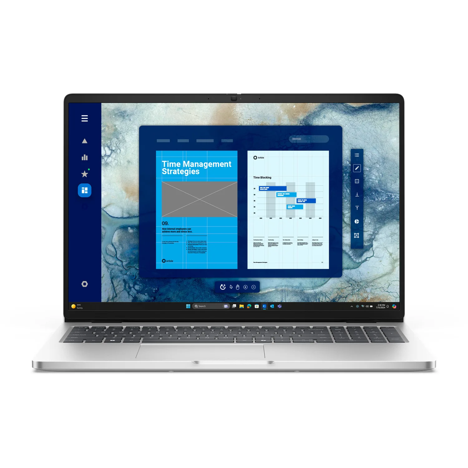 Notebook Dell Pro 16 PC16250 16" Intel Core Ultra 5 235U vPro 16GB RAM 512GB SSD Windows 11 Pro DVRC5