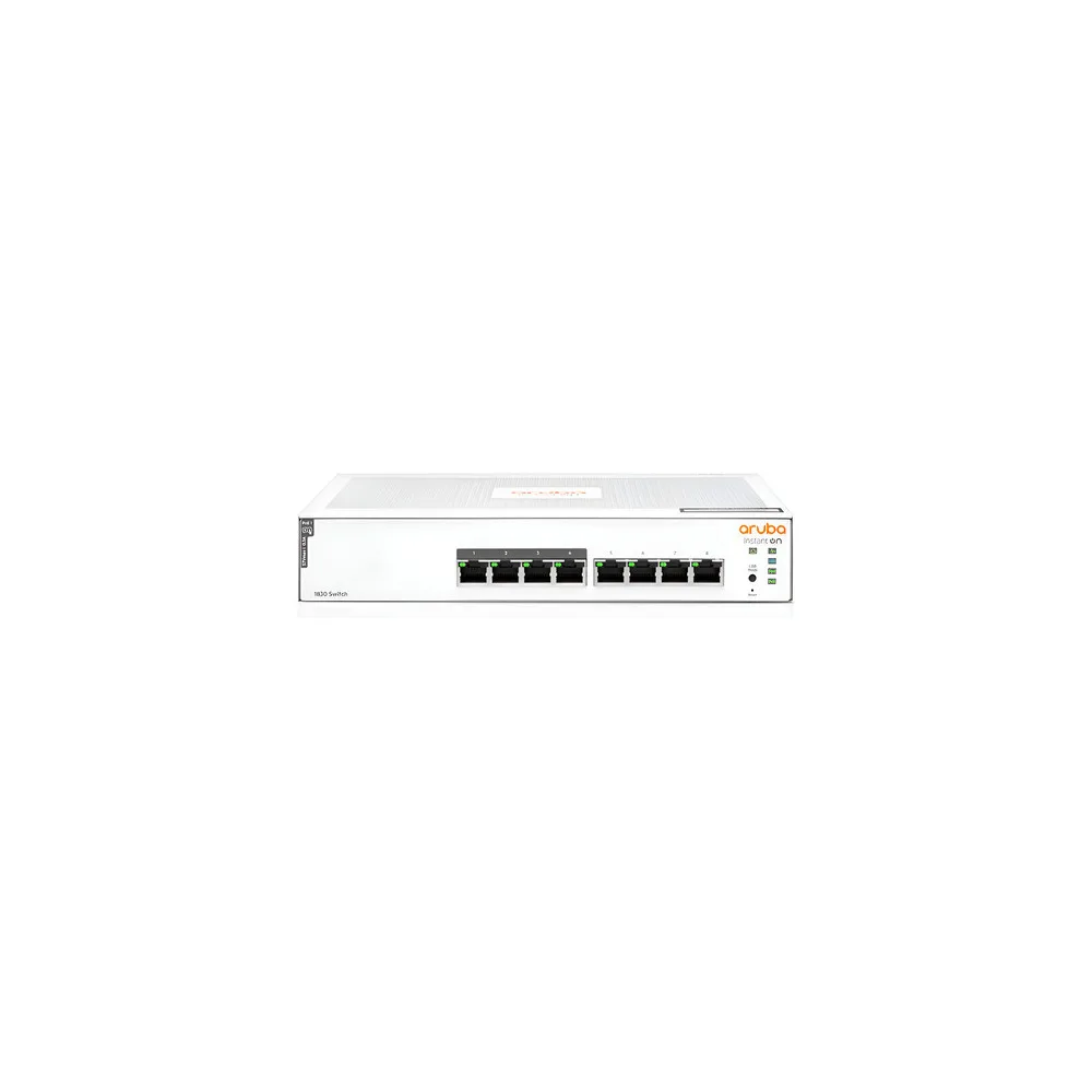 Switch Aruba Instant On 1830 8 Puertos Gigabit 4 con PoE Clase 4 65W Administrable JL811A