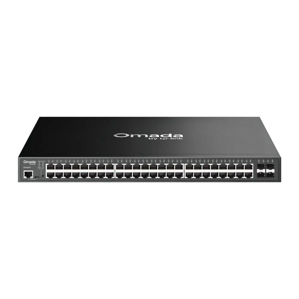Switch TP-Link Omada TL-SG3452P 52 Puertos Gigabit 48 PoE+ 384W 4 SFP Administrable