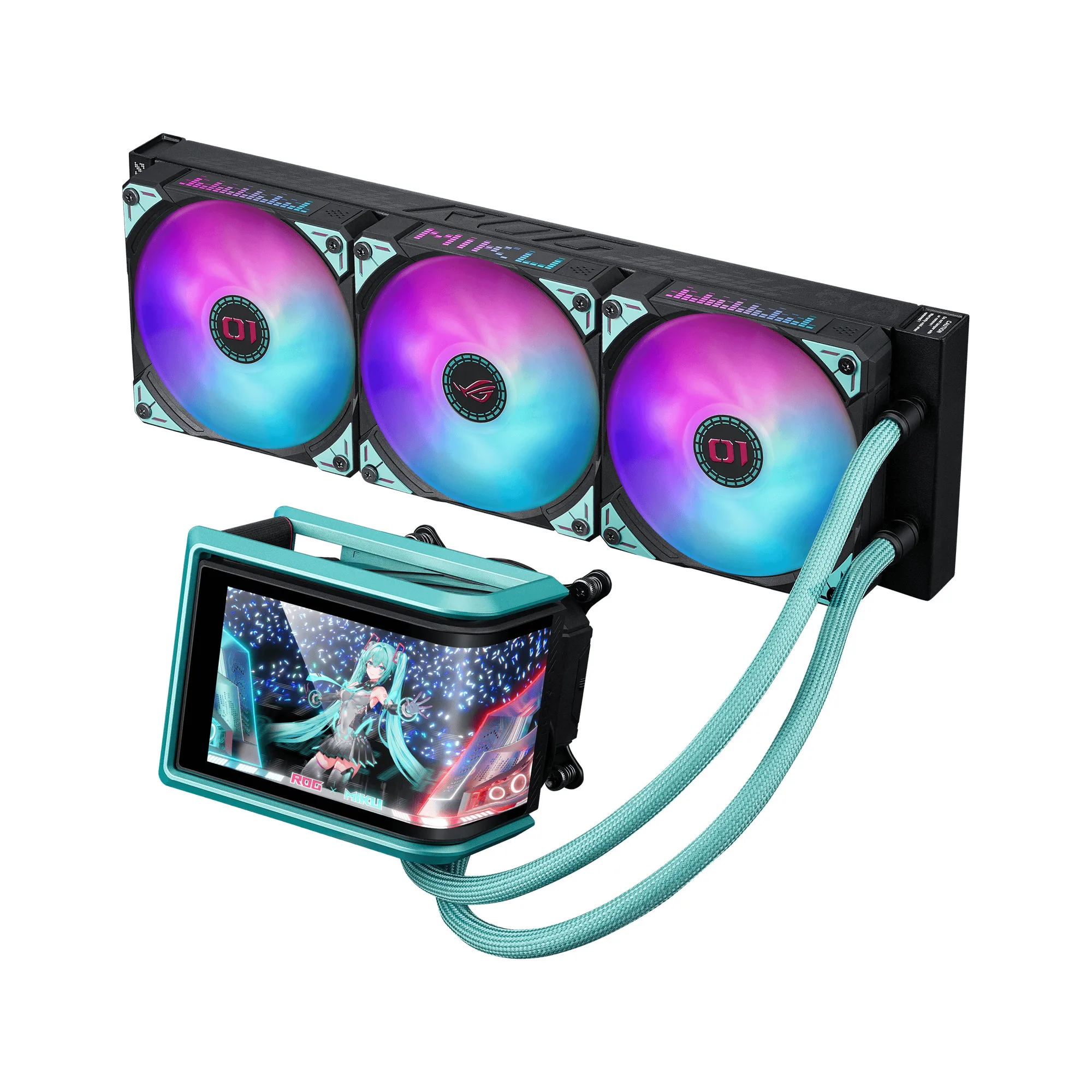 WATERCOOLER ASUS LIQUID ROG RYUO IV 360 ARGB MIKU