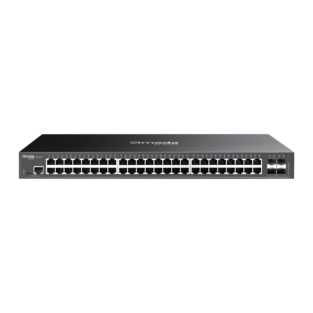 Switch TP-Link Omada TL-SG3452X 52 Puertos Gigabit 4 SFP+ 10G Administrable Capa 2+
