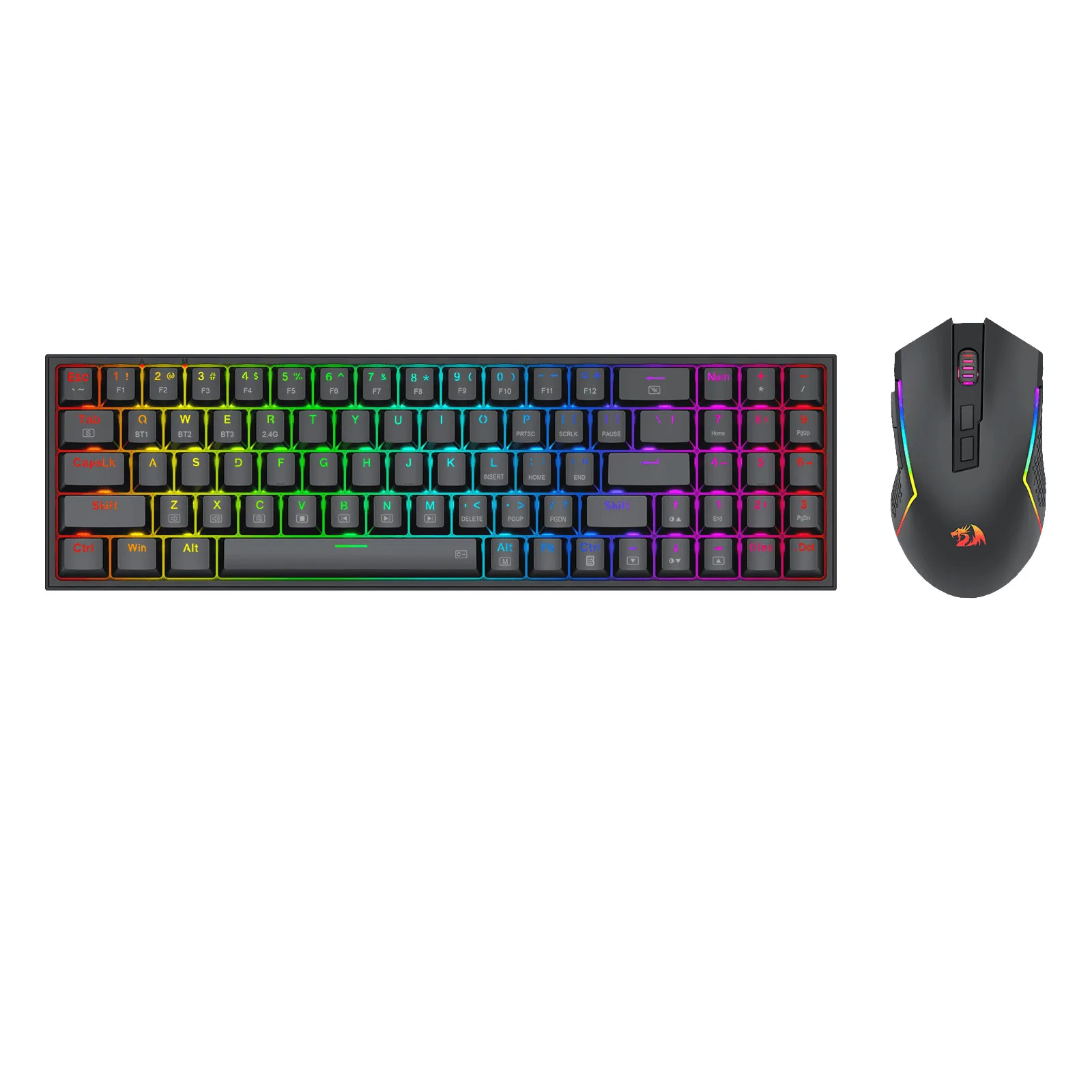 Combo Teclado y Mouse Inalámbrico Redrago S136