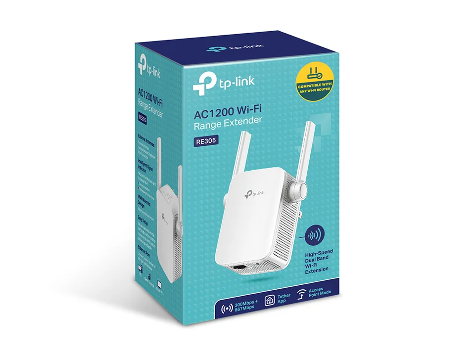 RE305 Range Extender TP Link Dual Band AC1200