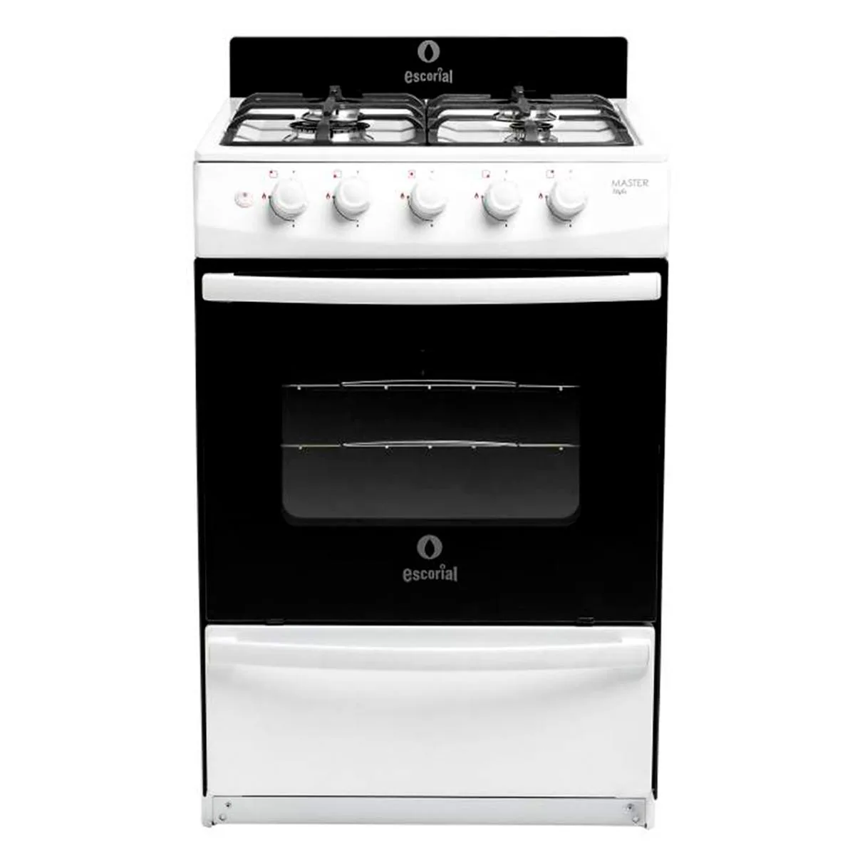 Cocina Multigas 56Cm Escorial Master Style Blanca