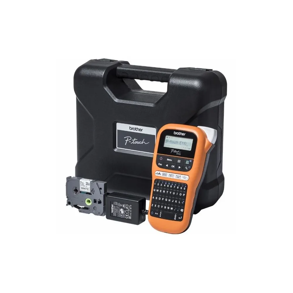 ROTULADORA BROTHER PT-E110VP (MAX 12MM) C/MALETIN