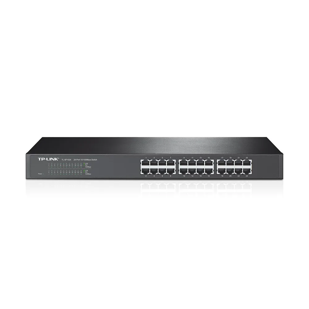 Switch TP-Link TL-SF1024 24 Puertos 10/100 Mbps No Administrable para Rack