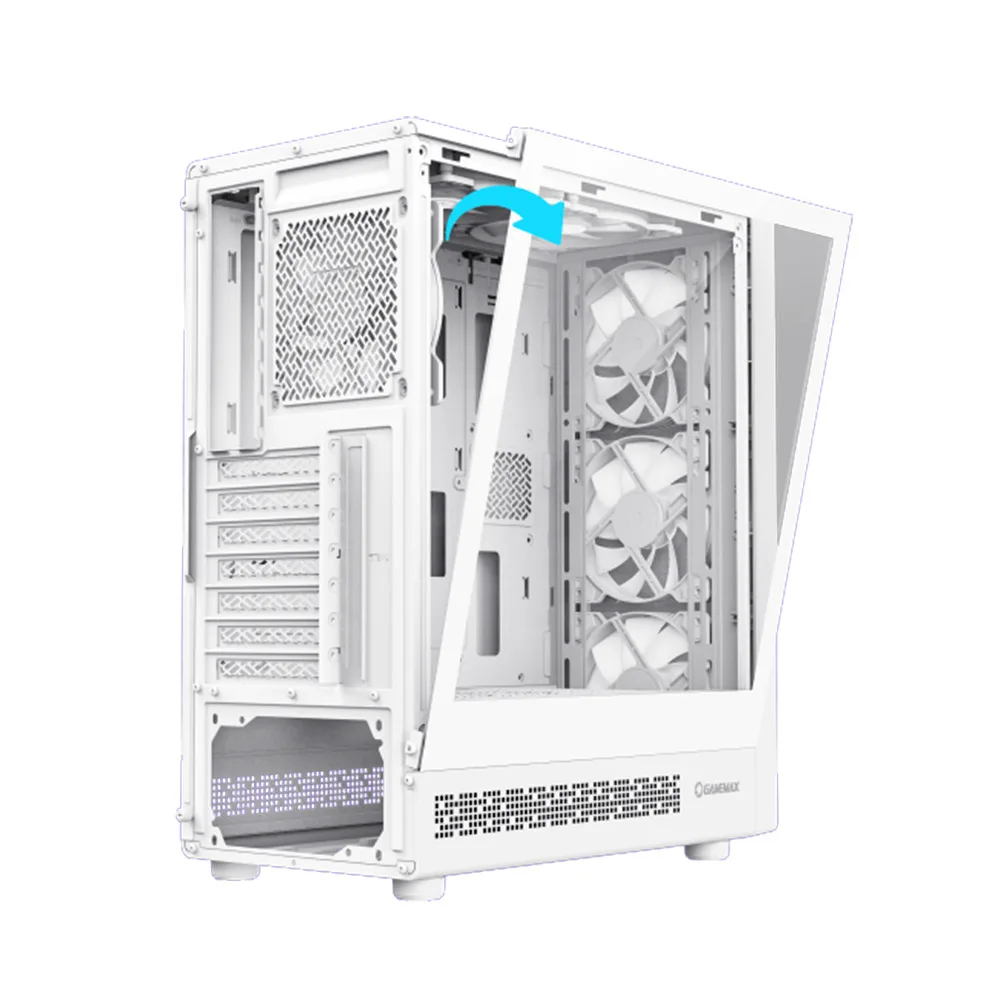GAB GAMEMAX STORM 2 AW BLANCO 6*FAN ARGB ATX