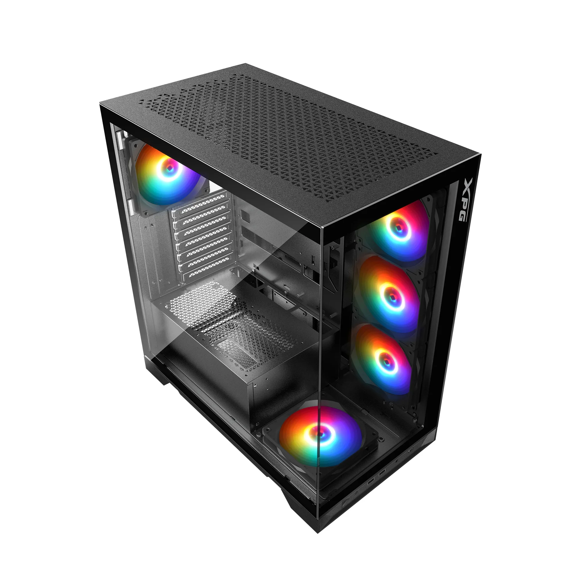 GAB XPG INVADER X NEGRO FAN ARGB X5