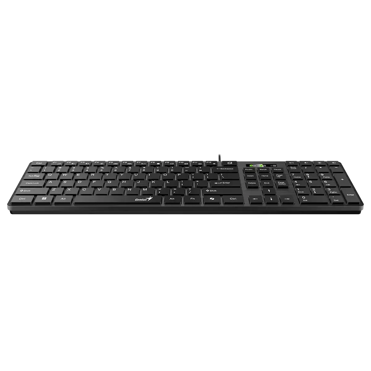 TECLADO GENIUS SLIMSTAR 126 SMART USB BLACK