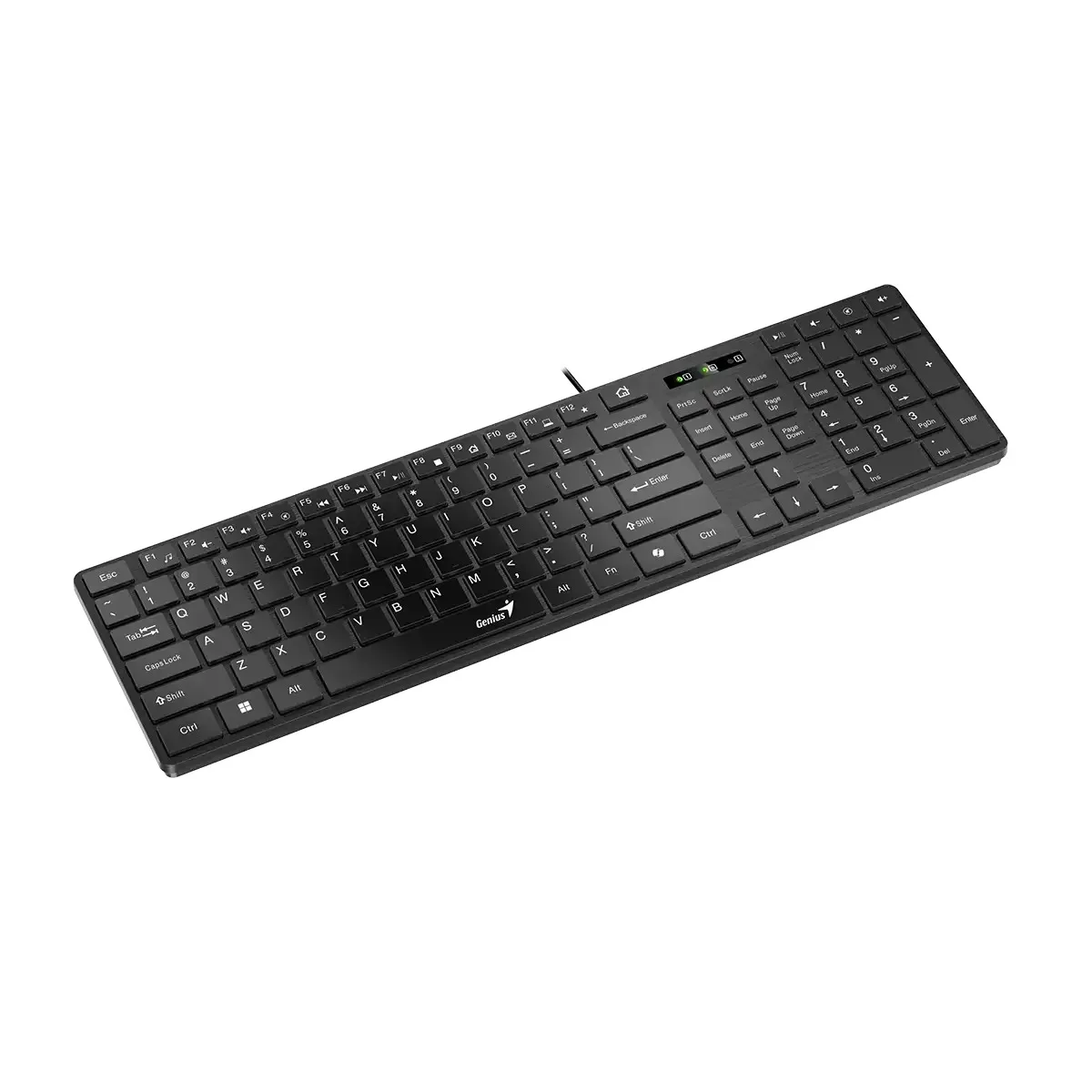 TECLADO GENIUS SLIMSTAR 126 SMART USB BLACK