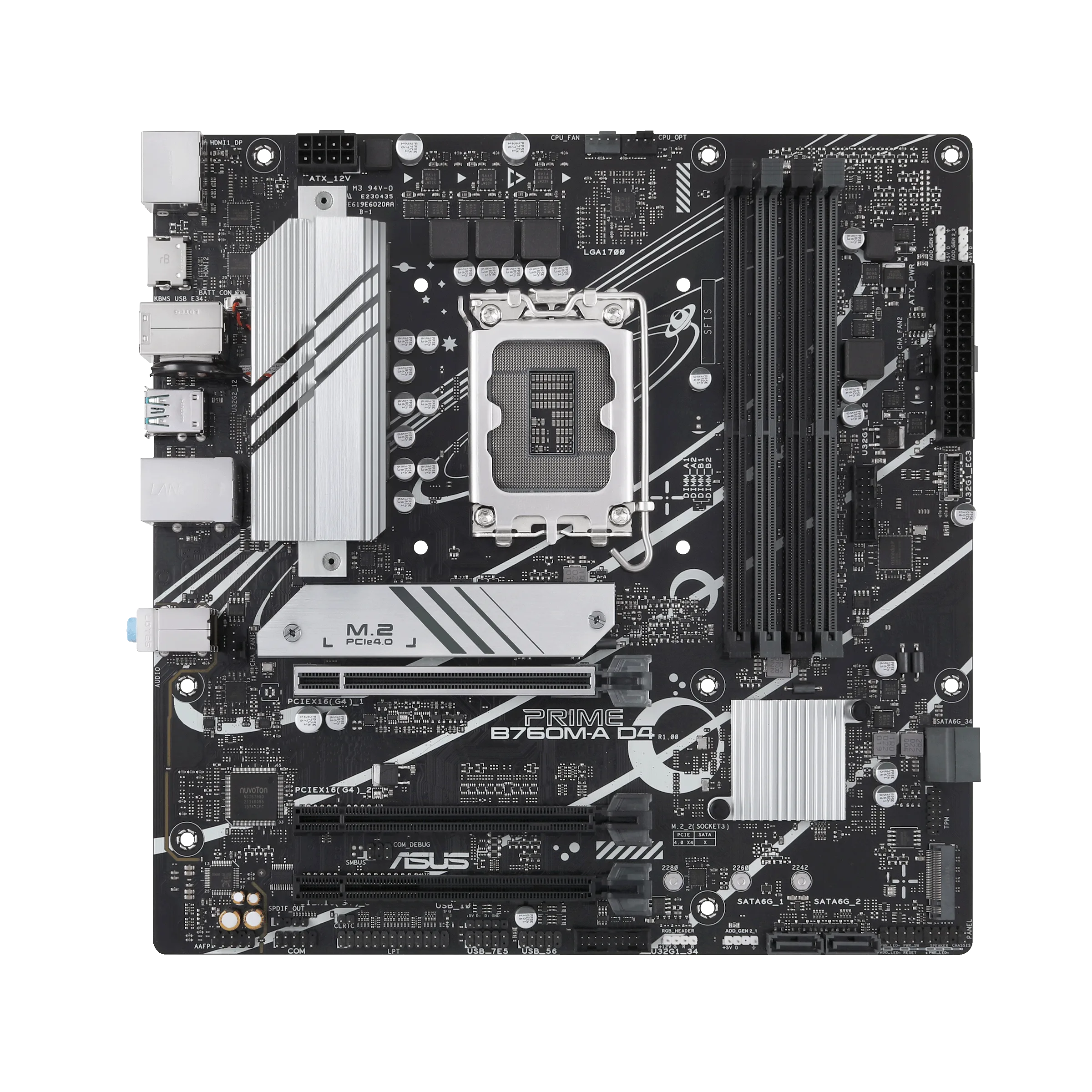 Motherboard ASUS PRIME B760M-A D4 LGA1700 DDR4 micro-ATX