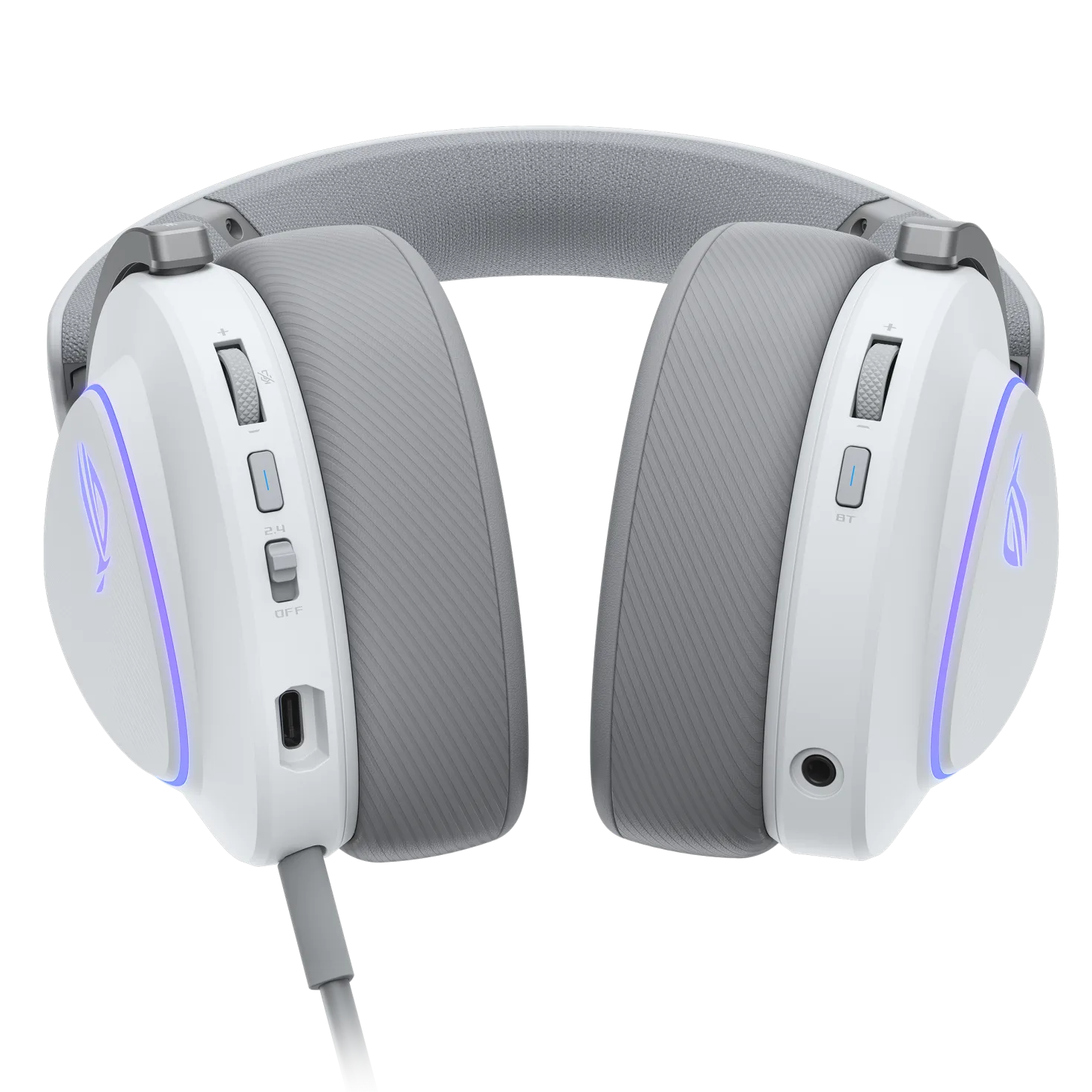 Auricular ASUS ROG Delta II Blanco Inalámbrico 2,4 GHz Bluetooth y 3,5 mm — foto 2