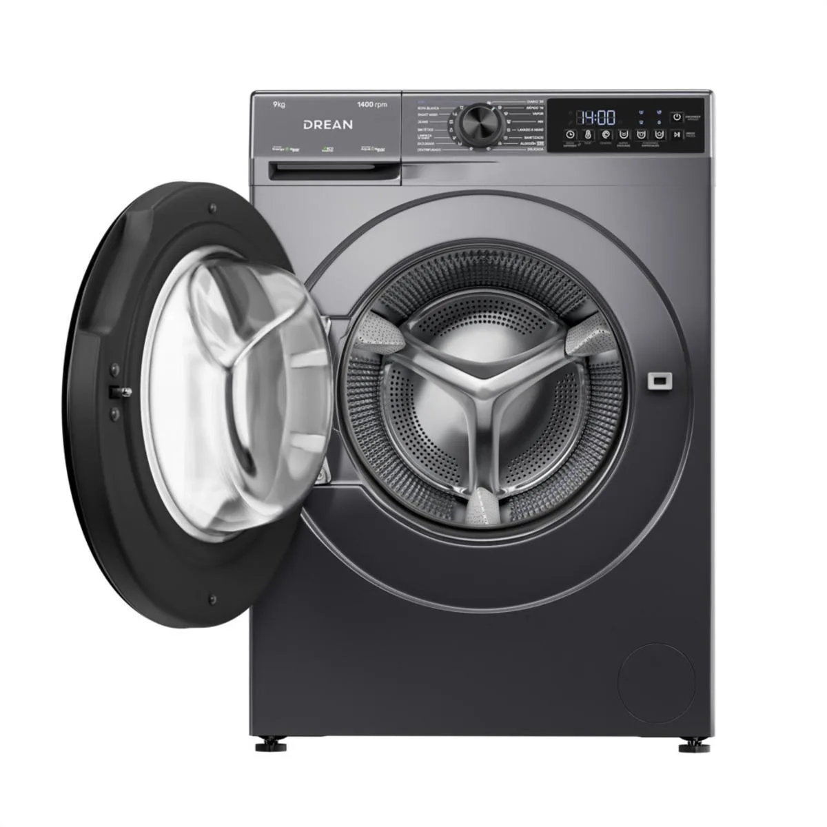 Lavarropas Drean Carga Frontal 9Kg LFDR0914ISG Inverter Gris