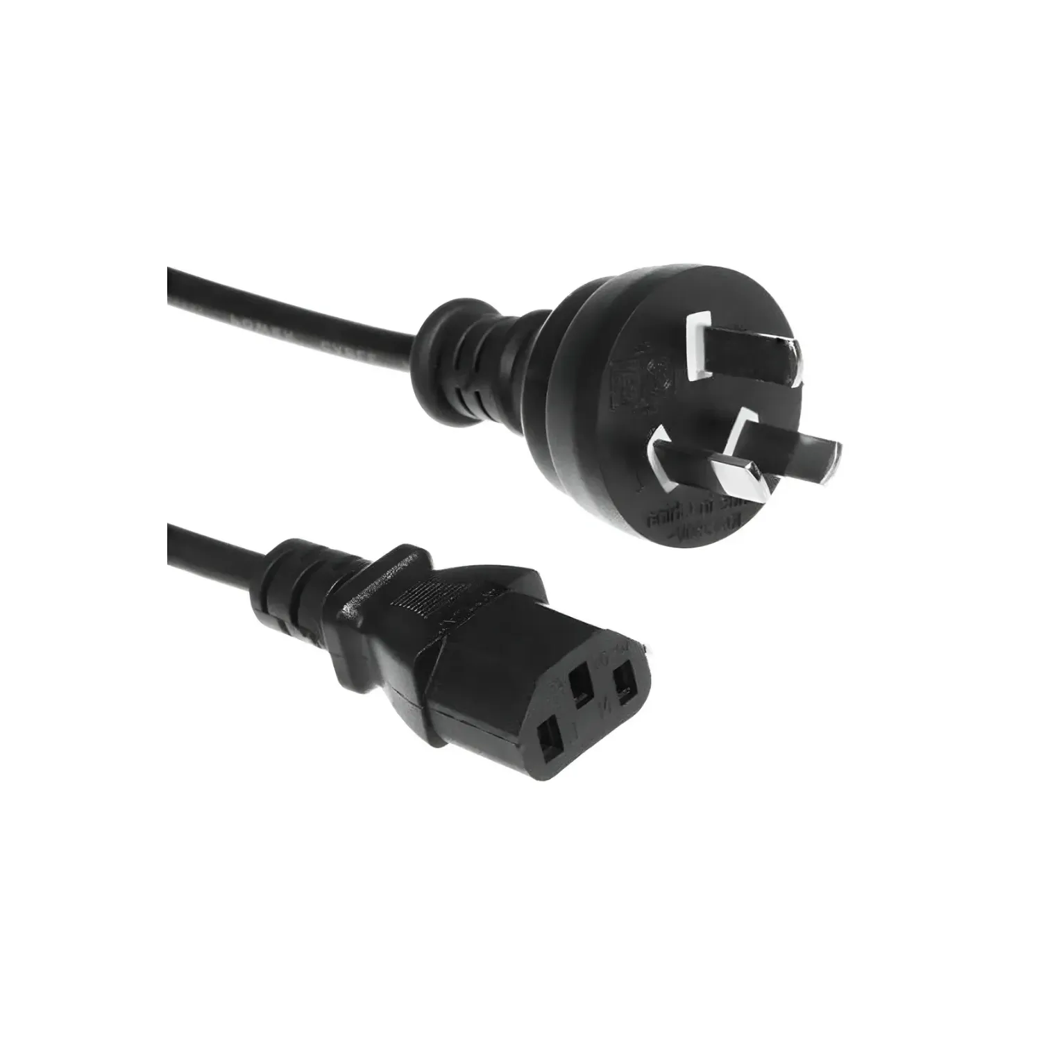 Cable De Alimentación Iram Para Pc 220v 10a Iec C13 1.5mts